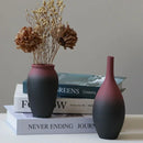 Axyaa Nordic Ceramic Vase Handmade Colorful Ornaments Green Plant Flower Pot