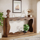Axyaa Farmhouse Console Table with Storage, 63 Inches, Behind Sofa, Entryway Sofa Table