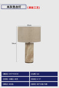 Axyaa Marble LED Table Lamp Nordic Minimalist Modern Decorative Desk Light