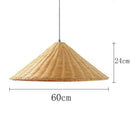 Axyaa Rattan Hand Knitted Suspension Pendant Lights for Dining Room Kitchen