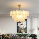 Axyaa Crystal Chandelier: French-style Light Luxury for Modern Living Room, Dining Room & Hall