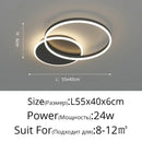 Axyaa Nordic LED Ceiling Chandelier for Living Room Bedroom Restaurant Lighting