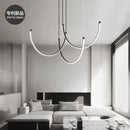 Axyaa Modern Copper Chandelier: Spectrum Eye Protection Designer Lighting