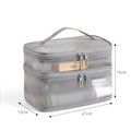 Axyaa Double-Layer Large-Capacity Cosmetic Travel Bag
