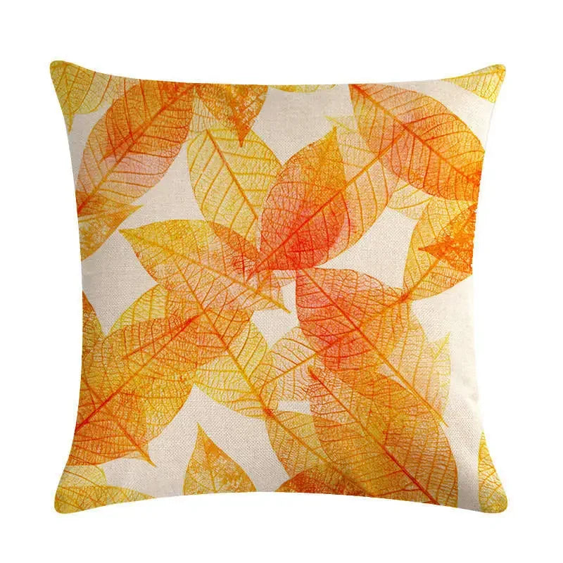 Maple Leaf Cushion Cover 45X45CM Home Decor Axyaa Cojin