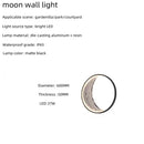 Axyaa Moon Wall Lamp: Luxury Nordic Light for Bedside, Staircase, or Entrance