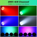 Axyaa 200W RGBW LED Par Light Set for DJ Disco Party Wedding