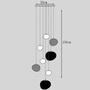 Axyaa Nordic Style Home Decoration Lighting: Living Room & Dining Chandeliers, Staircase Lamps