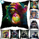 Axyaa Modern Monkey Painting Pillow Covers - Nordic Cushion Cover for Home Decoration