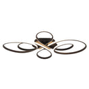 Axyaa Modern LED Ceiling Light - Black/White for Living Room, Bedroom, Kitchen - Light Fixtures