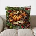 Axyaa Autumn Maple Leaves Pillow Cover for Sofa Bedroom Car - Home Decor