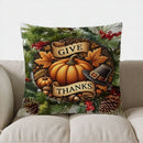 Axyaa Autumn Maple Leaves Pillow Cover for Sofa Bedroom Car - Home Decor