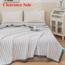 Axyaa Summer Quilt Blanket | 3-Layer Knitted Towel Quilt | Multi-Functional & Washable