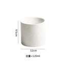 Axyaa Solid Color Ceramic Dinner Plates for Hotel & Restaurant Tableware