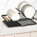 Axyaa Foldable Drying Rack With Adjustable Storage Shelf