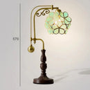 Axyaa Retro Petal LED Table Lamps for Bedroom Study Teahouse.