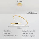 Luxury Modern LED Chandelier Light for Living Room, Restaurant, and Bedroom by Axyaa