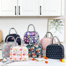 Axyaa Insulated Lunch Bag - Aluminum Foil Portable Handbag for Office Workers & Kids.