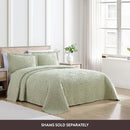 Axyaa King Sage Chenille Bedspread