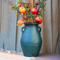 Axyaa Ins Style Ceramic Floor Vase for Home Decor & Living Room Art