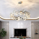 Axyaa LED Crystal Chandelier - Modern Luxury Lighting for Living Room and Bedroom