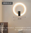 Axyaa Ring Wall Lamp LED Sconce Home Decoration for Bedroom Living Room