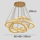 Axyaa Luxury Crystal Chandelier Pendant Light for Living Room and Bedroom
