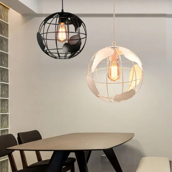 Axya Iron Pendant Lamp for Kitchen Restaurant Living room Decor, E27 LED Hang Light
