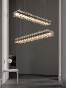 Luxury Axyaa Crystal Pendant Light for Restaurant, Bar, and Sales Office