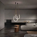 Axyaa LED Chandelier Pendant Light for Modern Art Restaurant Bar Counter.
