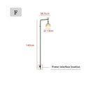 Axyaa Nordic Line Geometric Wall Lamp for Home Decoration Lighting