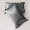 Axyaa Silky Satin King Pillowcase Luxury Comfort Solid Color Smooth Queen Cover