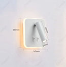 Axyaa LED Wall Lamp with Adjustable Angle and USB Charging Port