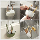 Axyaa Adjustable Sink Holder Drain Rack Storage Organizer