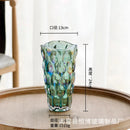 Axyaa Crystal Glass Hydroponic Vase for Art Flower Arrangement and Decor