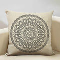 Axyaa Hamsa Cushion Cover, Mandala Sofa Pillow Case, 45x45cm