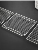 Axya Stainless Steel BBQ Grill Mesh Rectangular Baking Rack Drainage Cake Drying Frame