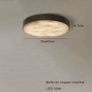 Axyaa Luxury Marble Ceiling Lamp Black Gold Modern Home Decor