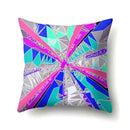 Axyaa Geometric Art Pillowcase Polyester Decorative Cushion Cover 45X45CM