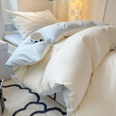 Axyaa Modern Bed Sheet Set, Polished Quilt Cover, Single Three-Piece