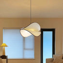 Axyaa Wabi-Sabi Fabric Lamp, French Retro Cream Bedroom Chandelier