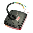 Axyaa LED Tail Lights: Waterproof, High Brightness, Durable Rear Lamps for Trucks, Trailers & Caravans - 2PCS
