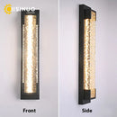 Axyaa Stainless Steel LED Outdoor Wall Sconce for Villa Garden Decoration