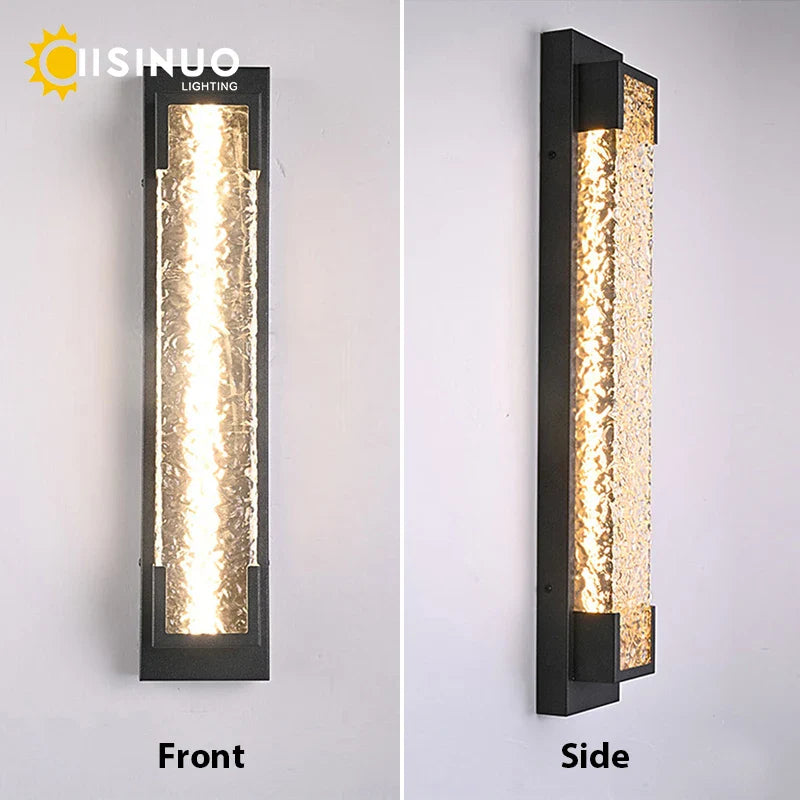 Axyaa Stainless Steel LED Outdoor Wall Sconce for Villa Garden Decoration