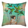 Axyaa European Style Cotton Linen Cushion Cover 45x45cm