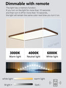Axyaa Modern LED Chandelier - Dimmable Lighting for Living, Bedroom, Study Room