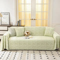 Axyaa Taro You Jacquard Sofa Cover: Universal, Stain-Proof & Durable