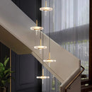Axyaa Nordic Stair Chandelier Pendant Lights for Living Room and Dining Room
