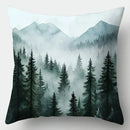 Axyaa Deep Mountain Morning Sofa Pillow Case Set, 45x45cm, Home Decoration