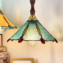 Axyaa Modern Pink Glass LED Pendant Lights Copper Hanging Lamp for Home Decor